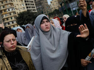 Tens of thousands of protesters took to the streets on Friday in Cairo and across the country.