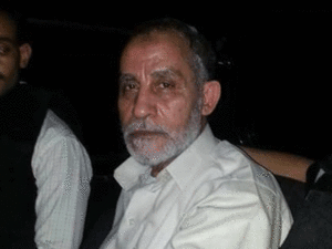 Muslim Brotherhood Supreme Guide Mohamed Badie was arrested shortly after midnight on Tuesday in northern Cairo (Photo: Egyptian Police Facebook page)