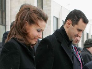 بشار الاسد وزوجته اسماء