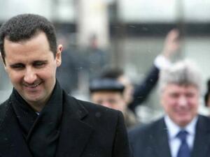 President Assad on an official trip to Moscow