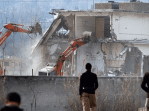 Bin Laden's compound and finally hideout in Pakistan is torn down