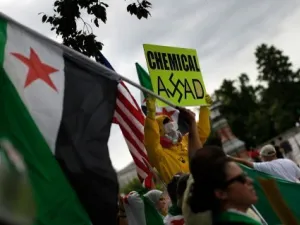 The Syrian opposition and regime both blame each other for Saturday's attack. (AFP/File)