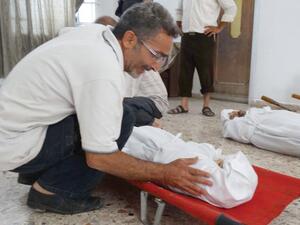 A chemical weapons attack devastated Damascus in April of last year. (AFP/File)