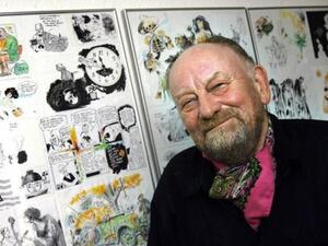 Danish cartoonist Kurt Westergaard, who drew a controversial cartoon of the Prophet Mohammed. 