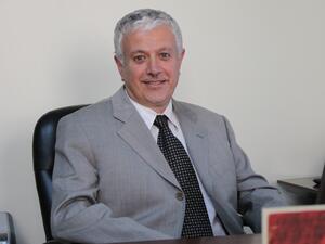 ربيع مهتار، المدير التنفيذي لمعهد البحوث القطري للطاقة والبيئة التابع لمؤسسة قطر وأحد المتحدثين بالجلسة