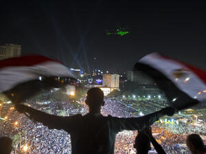 The head of the drafting committee for the Egyptian constitution said Thursday the final draft will be ready by Eid Al Adha on October 14. (AFP/File)