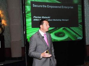 Florian Malecki, SonicWALL’s senior product marketing manager for Europe, Middle East and Africa