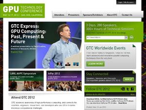 GPU Technology Conference website