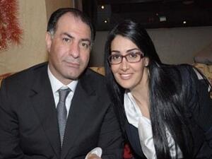 Ghada Abdel Raziq with ex-husband, Mohammad Foudah
