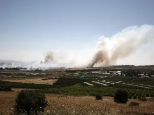 The Golan Heights has been hit relatively frequently by cross-fire from the Syrian conflict (File Archive/AFP)
