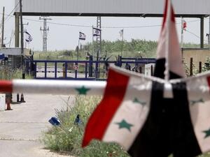 A picture taken from the Syrian side shows the Quneitra border crossing between Syria and the Israeli annexed Golan Heights. AFP Photo