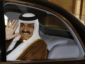 Doha's top leader Emir Sheikh Tamim bin Hamad al-Thani arrived in Jeddah Tuesday (File Archive) Doha's top leader Emir Sheikh Tamim bin Hamad al-Thani arrived in Jeddah Tuesday (File Archive)