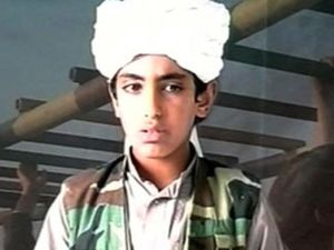 Screen shot of young Hamza Bin Laden thought to have escaped after the May 2 raid.