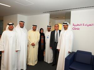 Dr. Hanif Al Qassim during his visit