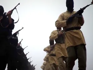 ISIL soldiers severed water supplies to Syria's Kurdish region earlier this year (File Archive)