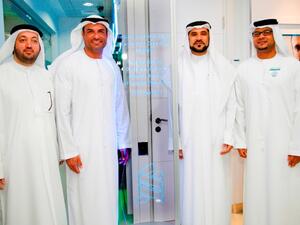 Executives of Standard Chartered Bank and Hamriya Free Zone Authority