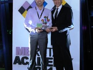 Aman Sangar, Product Marketing Manager of Microsoft at the Middle East Retail Academy 2011 Awards