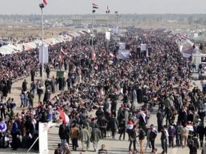 Oil tankers are stuck at the Iraqi-Jordan border, which has recently seen protest against Iraq's Prime Minister