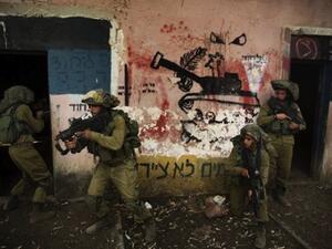 Israeli soldiers take part in exercises in the Israeli-occupied Golan Heights, near the border with Syria, earlier in May. AFP Photo