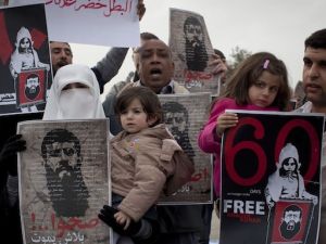 Friends, family, supporters, activists, all went out to advocate Khader Adnan's release. (Image source: "972mag.com")