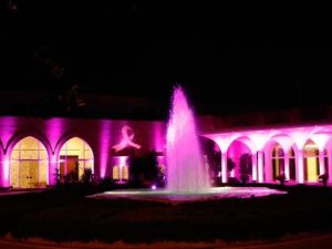 Lebanon's pink palace (photo courtesy of Lebanon's National Breast Cancer Committee)