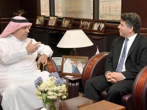 Dr. Issa Al-Ansari in conversation with Engineer Victor Mieres, Vice President, Asia at National Instruments