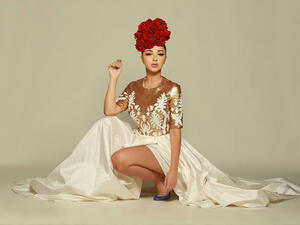 Myriam Fares says she dresses according to the country she's in. (Image: Facebook)