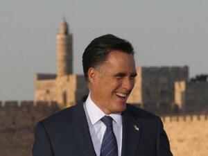 Mitt Romney in the disputed capital, Jerusalem 