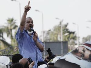 Beltagi -- seen here before his arrest -- has called the interim government worse than the Mubarak regime. (AFP/File)
