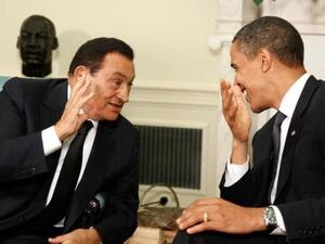 Hosni Mubarak in a witty exchange