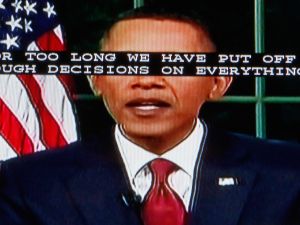 Obama declares the Iraq War over, finishing off another job that Bush started, just as he concluded the manhunt for Osama bin Laden.