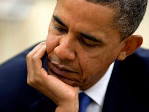Obama puts his foot firmly down in the face of Palestinian aspirations to statehood and dignity.