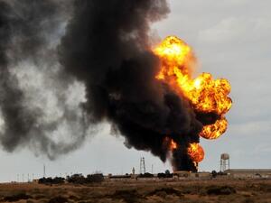 The six-month shutdown of Libya's oil industry by rogue militias and disgruntled tribesmen has forced the government to dip into the country's foreign reserves, a