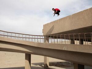 Parkour in Cairo by David Degner.