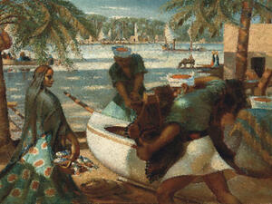 Mahmoud Said - Pecheurs a Rosette - 1941
