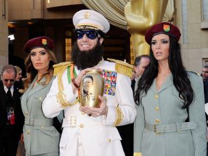 Sacha Baron Cohen at the 2012 Academy Awards