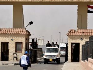 Thousands of Egyptian truck drivers regularly cross the border into Libya for work (Courtesy of Libya Herald)