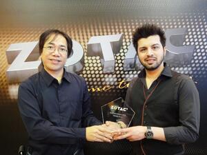 Samson Kwong, ZOTAC and Iman Mozaffari, GSME