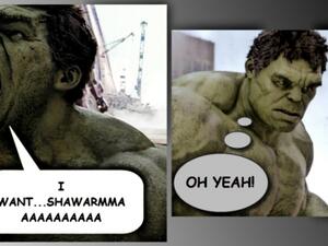 Even the Avengers couldn't keep their hands off this delicious Arabian street food!   