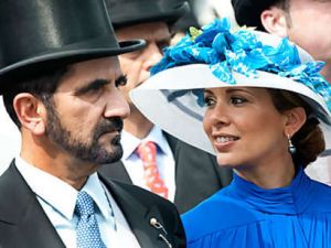 Overjoyed, Sheikh Mohammed bin Rashid and Princess Haya announced the birth of their son via Twitter. (Image source: "thenationa.ae.")