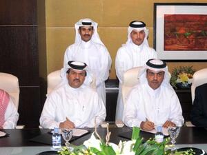 During the signing ceremony