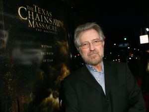 Tobe Hooper at the premiere of a film he produced.