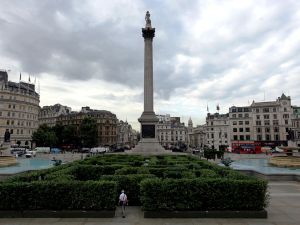 London's protest-central or 'Tahrir' is Trafalgar Square. The latest in a series of stop-the-war-massively-attended-London protests from this last decade that congregated at Trafalgar to protest an unpopular war.