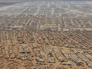 Jordan's Zaatari camp is home to thousands of Syrian refugees. (AFP/File)