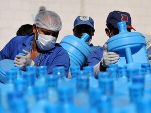 The Zamzam project provides water for more than 6,000 customers a day. (File photo: AFP)
