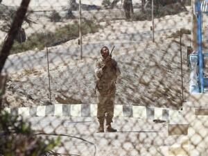 10 Egyptian soldiers were injured in Sinai on Monday after a roadside bomb exploded. (AFP)