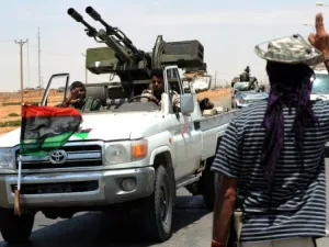 ثوار ليبيون في اجدابيا 
