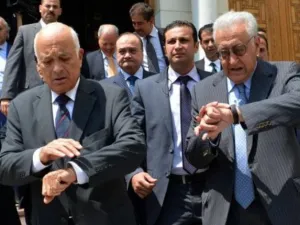 الاخضر الابراهيمي ونبيل العربي