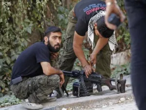 مقاتلون من الجيش الحر في حلب