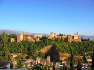 Alhambra of Granada, Andalusia, once Moorish Spain, is a UNESCO World Heritage Site, and the inspiration for 
lore and many a legend.
